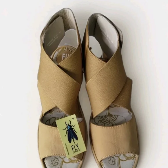 London Fly Yuba Bumblebee Wedge Sandals EU 40